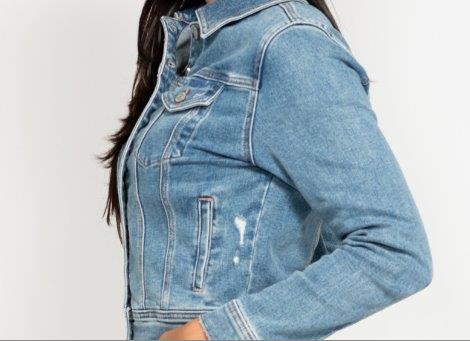 JUDY BLUE CLASSIC VINTAGE WASH DENIM JACKET