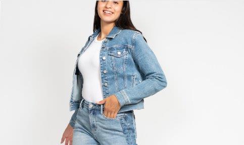 JUDY BLUE CLASSIC VINTAGE WASH DENIM JACKET