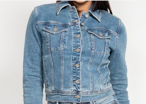 JUDY BLUE CLASSIC VINTAGE WASH DENIM JACKET